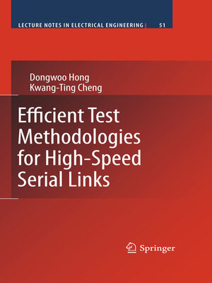 cover image of Efficient Test Methodologies for High-Speed Serial Links